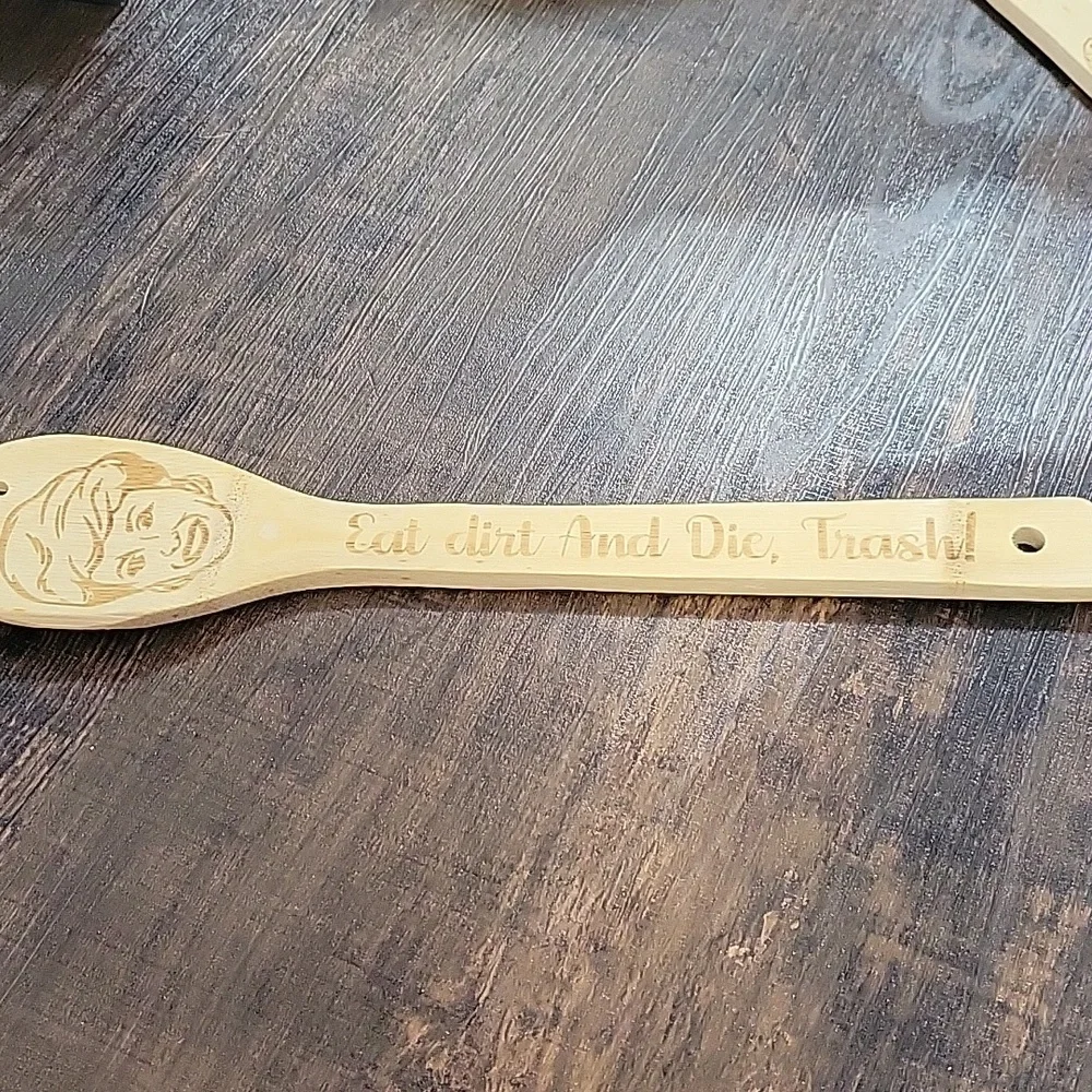 NIB GOLDEN GIRLS Wooden Kitchen Utensil Set Of 5 Spoons
